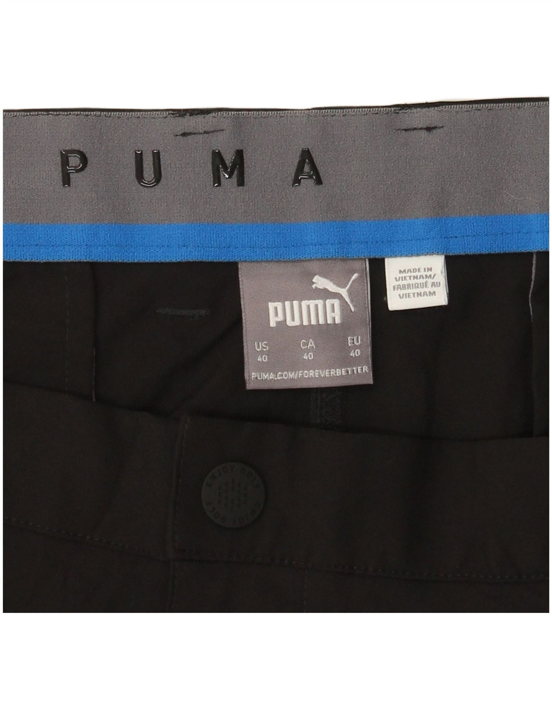 PUMA Mens Chino Shorts W40 XL Black