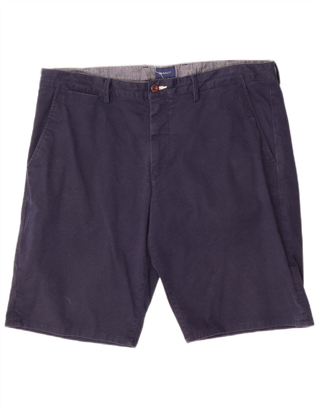Gant Mens Chino Shorts W36 Large Navy Blue