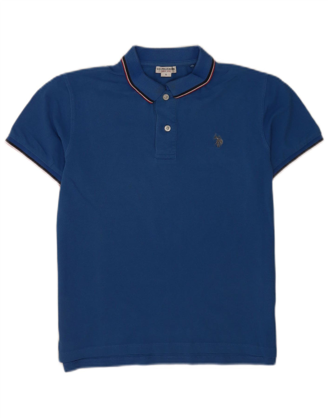 U.S. Polo Assn. Mens Shirt Small Blue Striped Cotton