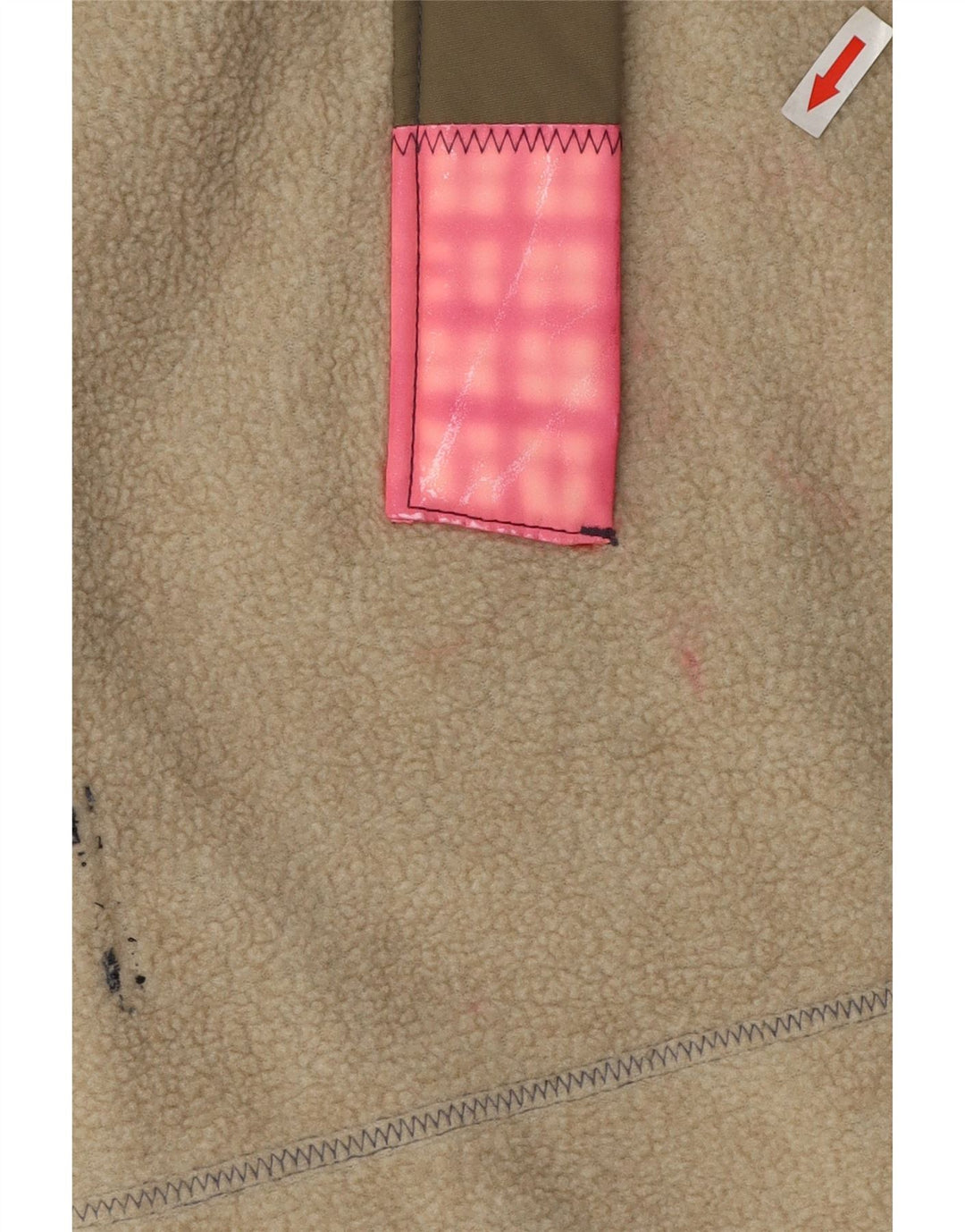 Murphy & Nye Mens Fleece Jacket UK 44 2XL Green Colourblock Acrylic