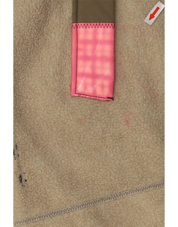 Murphy & Nye Mens Fleece Jacket UK 44 2XL Green Colourblock Acrylic