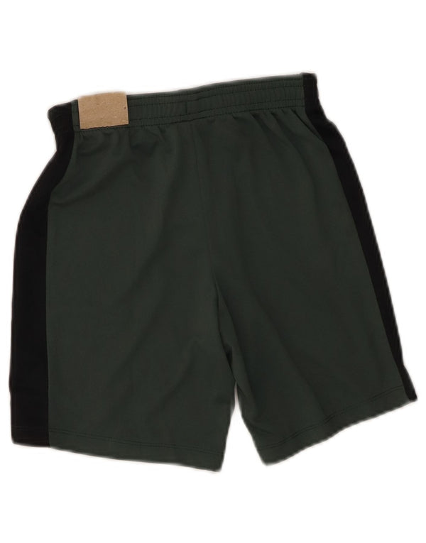 Nike Boys Dri Fit Sport Shorts 8-9 Years Small Green Colourblock Polyester