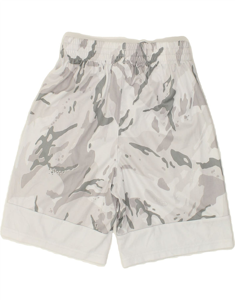 ADIDAS Boys Graphic Sport Shorts 10-11 Years Medium Grey Camouflage | Vintage Adidas | Thrift | Second-Hand Adidas | Used Clothing | Messina Hembry 