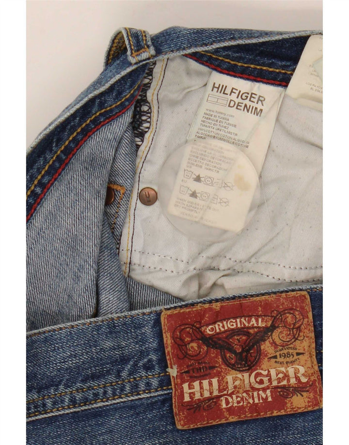 Tommy Hilfiger Mens Straight Jeans W33 L32 Blue Cotton