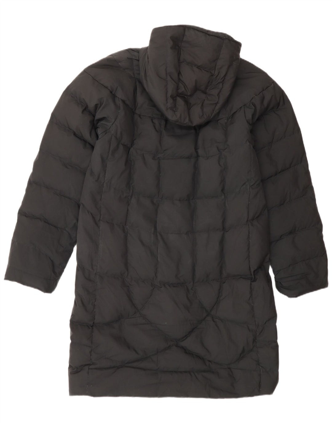 Timberland Womens Hooded Padded Coat UK 14 Medium Black Polyester
