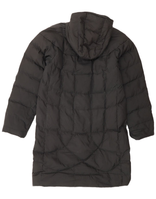 Timberland Womens Hooded Padded Coat UK 14 Medium Black Polyester