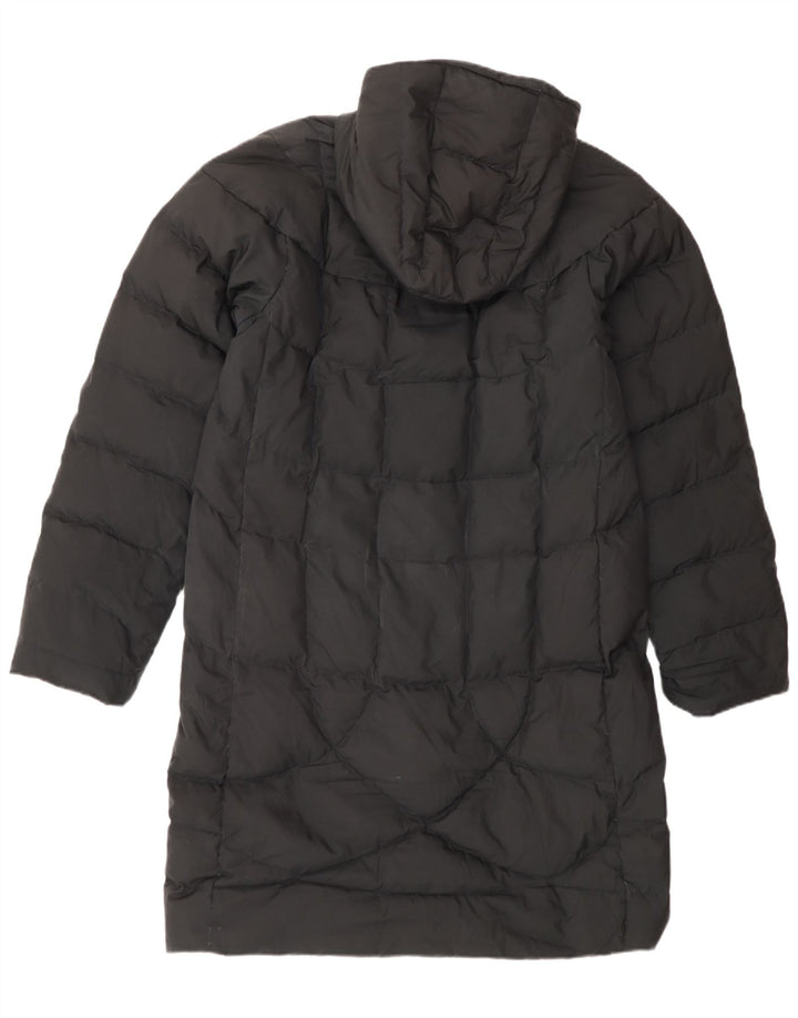Timberland Womens Hooded Padded Coat UK 14 Medium Black Polyester