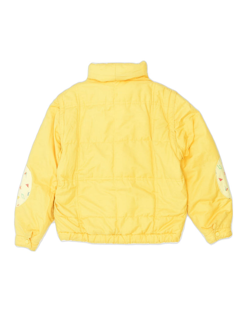 CIESSE PIUMINI Womens Padded Jacket IT 44 Medium Yellow Polyester | Vintage | Thrift | Second-Hand | Used Clothing | Messina Hembry 