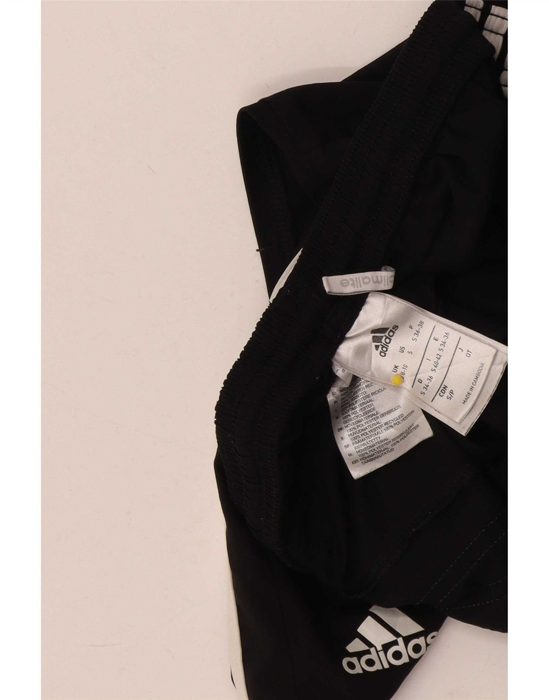 Adidas Womens Climalite Sport Shorts UK 8/10 Small Black Polyester