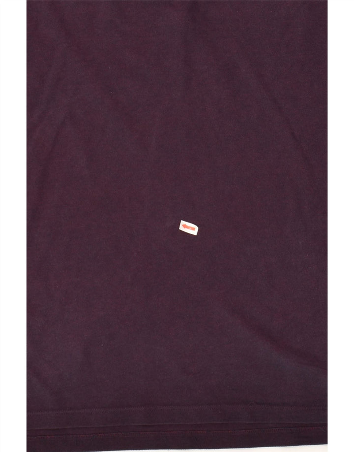 JACK & JONES Mens Polo Shirt Large Maroon Cotton | Vintage Jack & Jones | Thrift | Second-Hand Jack & Jones | Used Clothing | Messina Hembry 