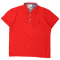 Brooksfield Mens Polo Shirt Large Red