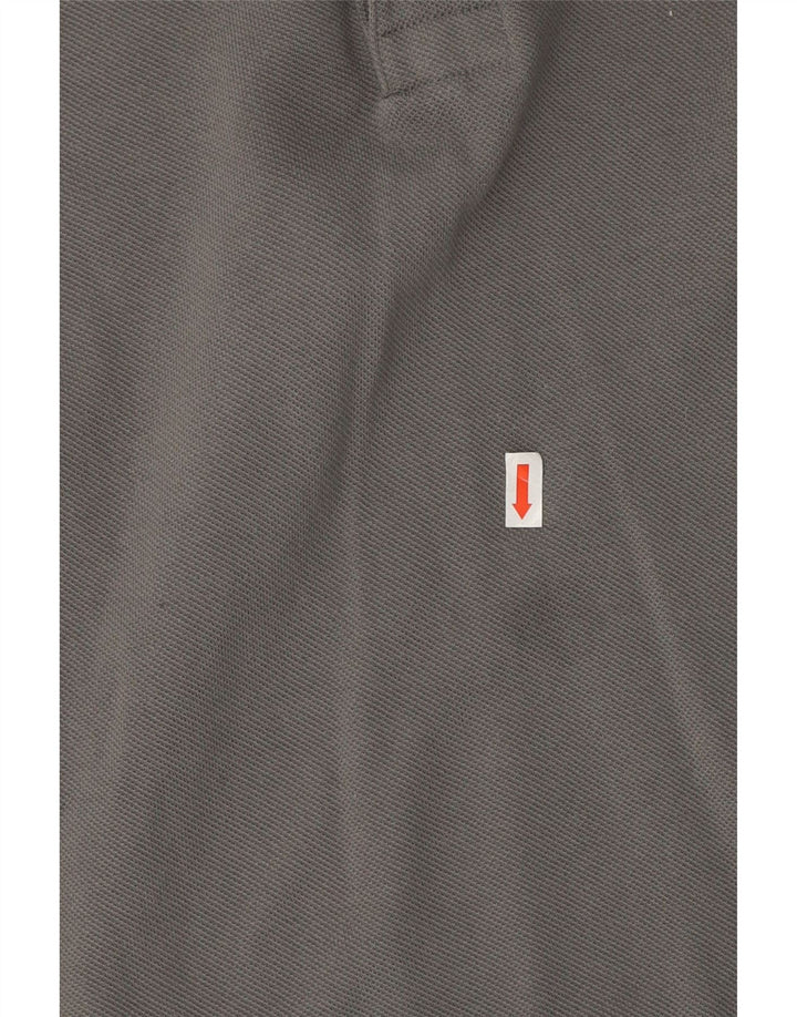 Lacoste Mens Polo Shirt Size 5 Large Grey Cotton