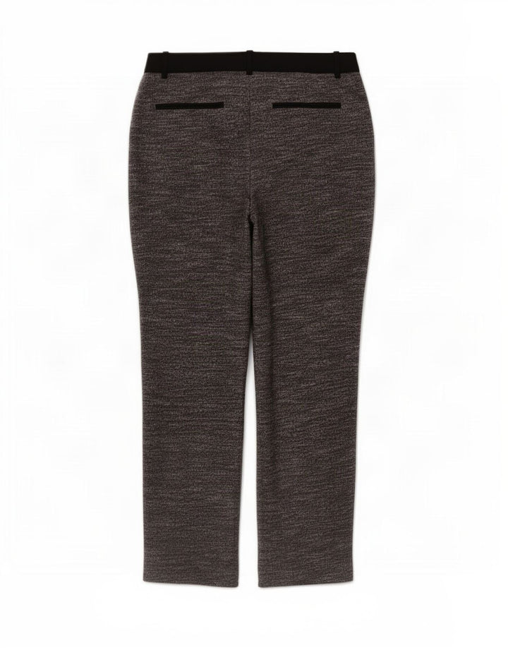 Zara Womens Pegged Cropped Trousers Small W26 L23 Grey Flecked