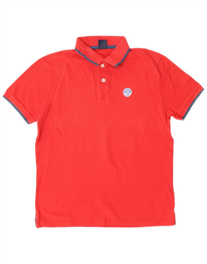 NORTH SAILS Mens Polo Shirt XS Red Cotton