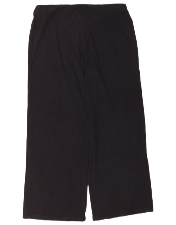 Marks & Spencer Womens Casual Trousers UK 14 Large W34 L26 Navy Blue