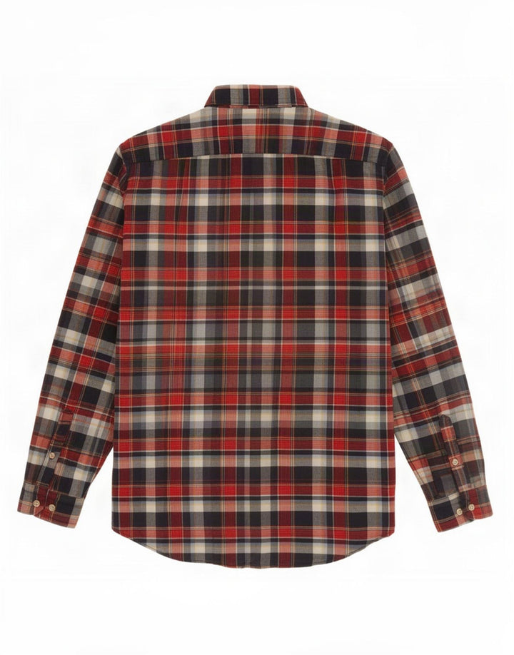 Nautica Mens Flannel Shirt Large Multicoloured Check Cotton