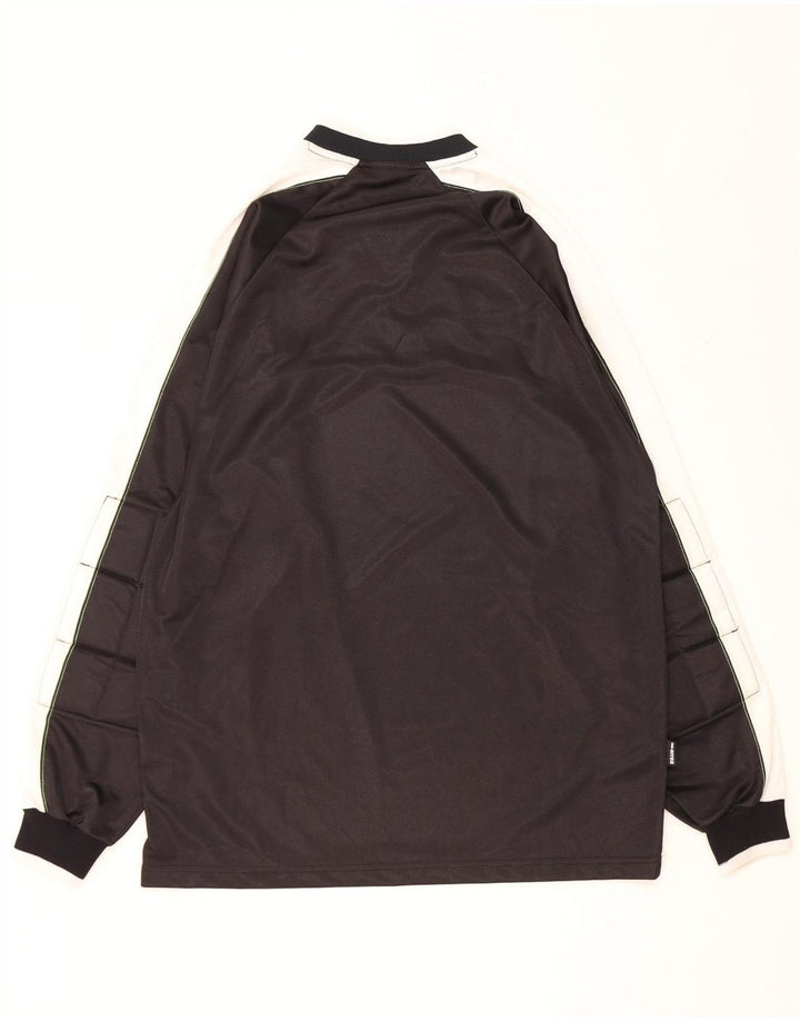 Errea Mens Top Long Sleeve Large Black Colourblock Polyester