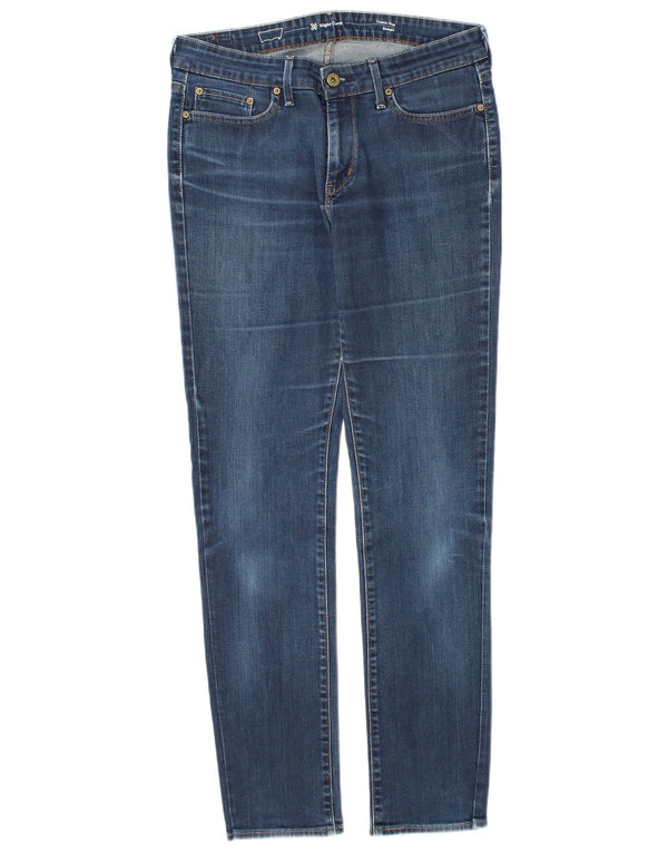 Levi's Womens Slight Curve Classic Rise Straight Jeans W30 L32 Blue Cotton