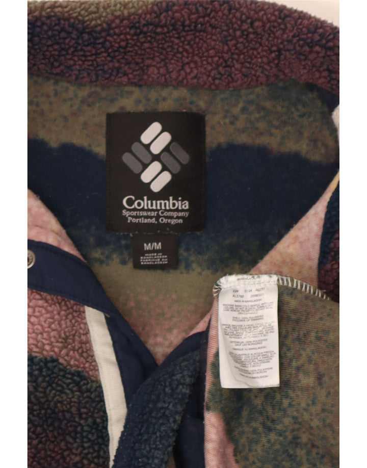 Columbia Womens Oversized Fleece Jumper UK 14 Medium Multicoloured