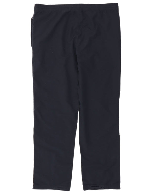 Adidas Mens Tracksuit Trousers Medium Navy Blue Polyester