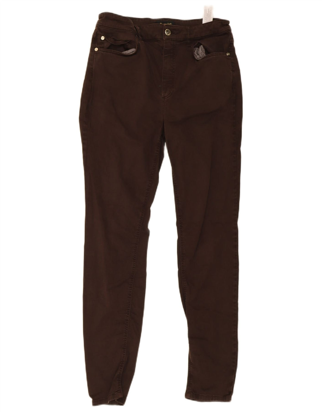 Massimo Dutti Mens Skinny Jeans W30 L28 Brown Cotton