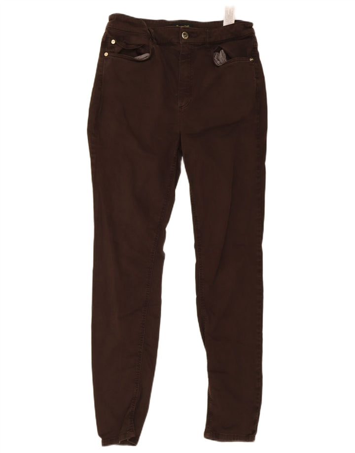 Massimo Dutti Mens Skinny Jeans W30 L28 Brown Cotton