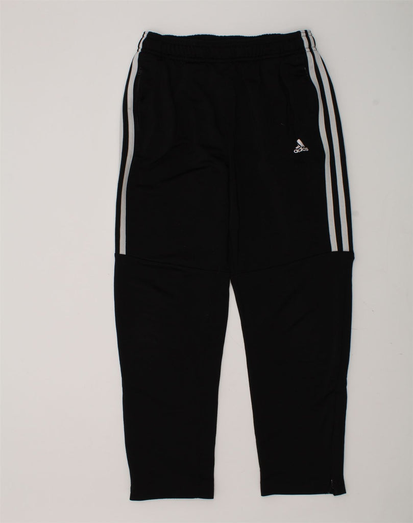 ADIDAS Boys Tracksuit Trousers 9-10 Years Black Polyester | Vintage Adidas | Thrift | Second-Hand Adidas | Used Clothing | Messina Hembry 