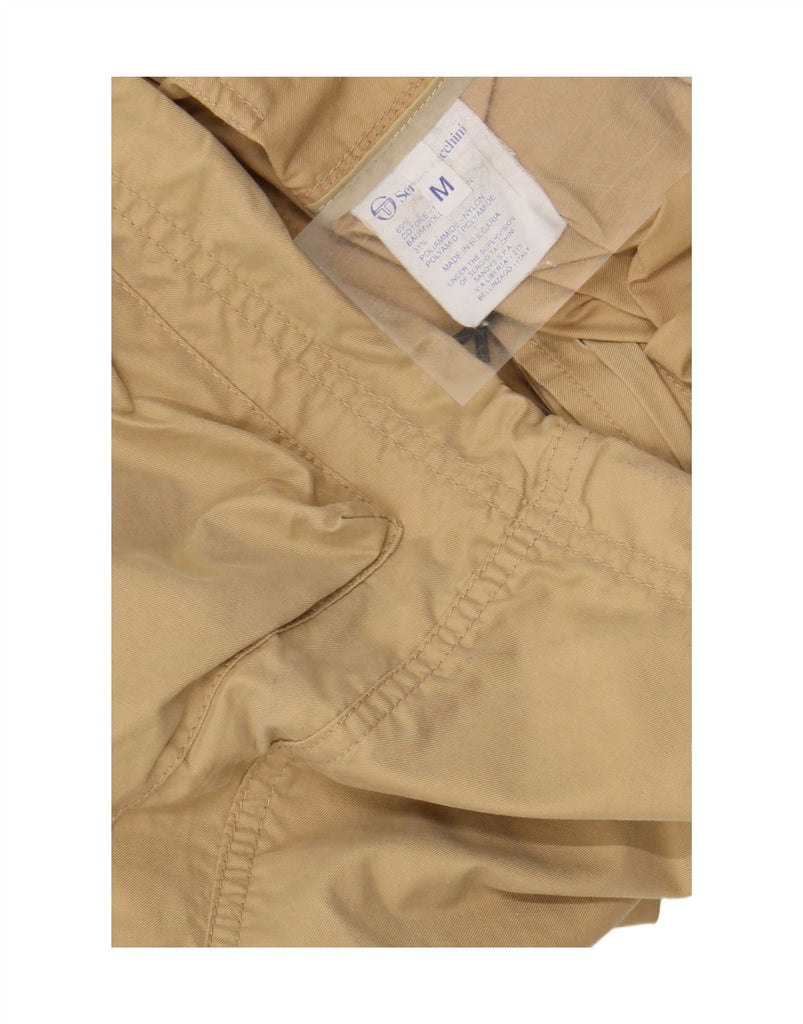 SERGIO TACCHINI Mens Utility Jacket UK 38 Medium Beige Cotton Vintage Sergio Tacchini and Second-Hand Sergio Tacchini from Messina Hembry 