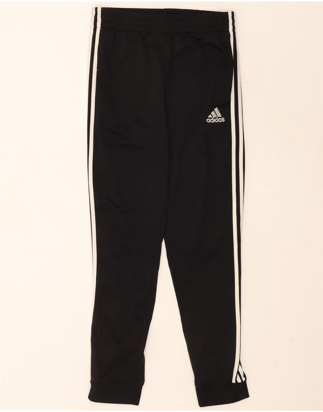 Adidas Mens Tracksuit Trousers Joggers UK 36/38 Small Black Polyester