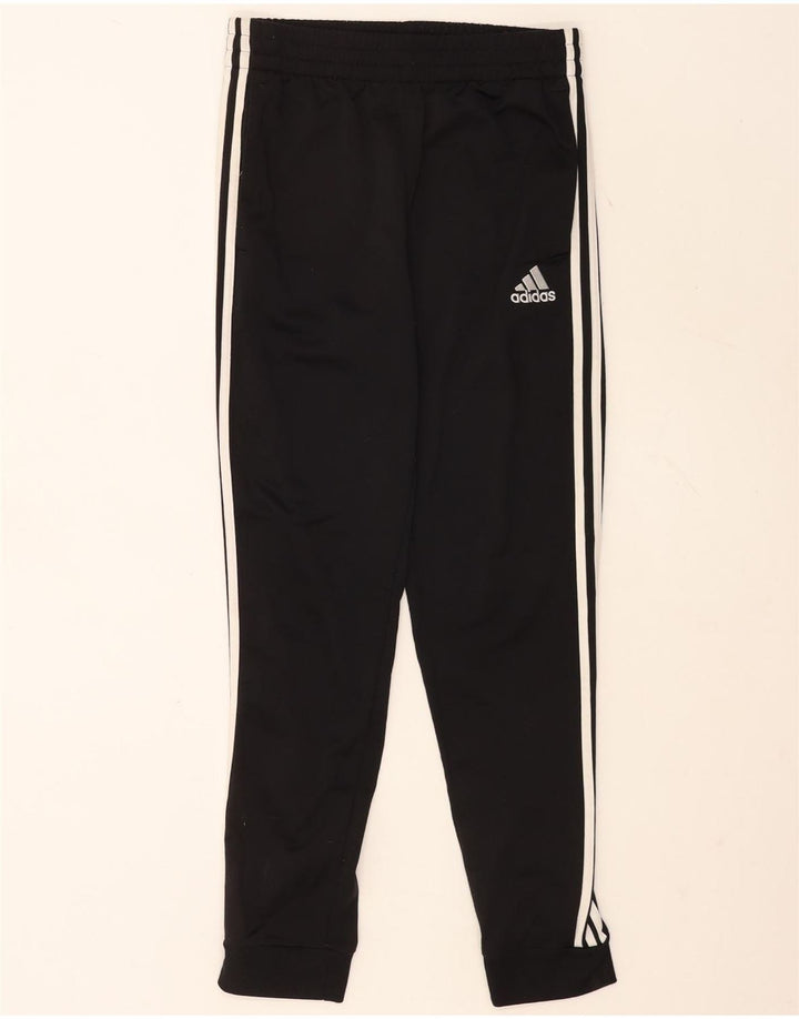 Adidas Mens Tracksuit Trousers Joggers UK 36/38 Small Black Polyester