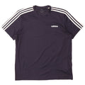 Adidas Mens Aeroready T-Shirt Top Large Navy Blue Polyester