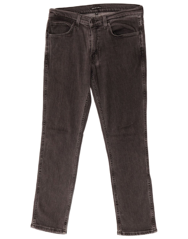 Levi's Mens Line 8 Slim Jeans W32 L30 Grey Cotton