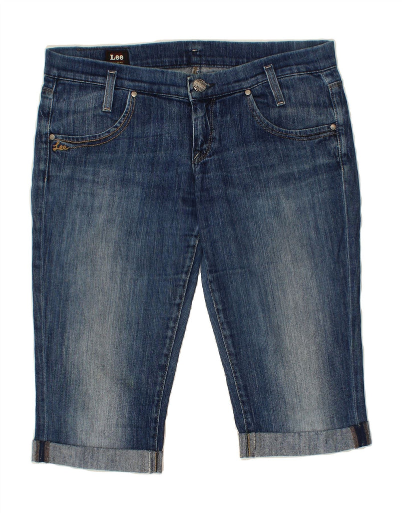 LEE Womens Lynn Denim Shorts W31 Medium  Blue Cotton Vintage Lee and Second-Hand Lee from Messina Hembry 