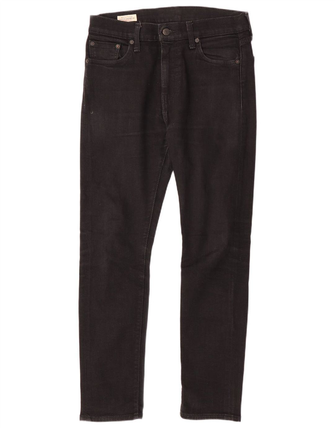 Levi's Womens 510 Skinny Jeans W30 L30 Black Cotton