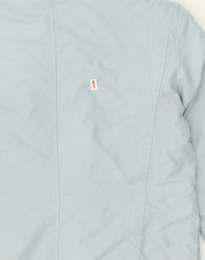 CALVIN KLEIN Womens Hooded Windbreaker Jacket UK 10 Small Blue Polyester | Vintage Calvin Klein | Thrift | Second-Hand Calvin Klein | Used Clothing | Messina Hembry 