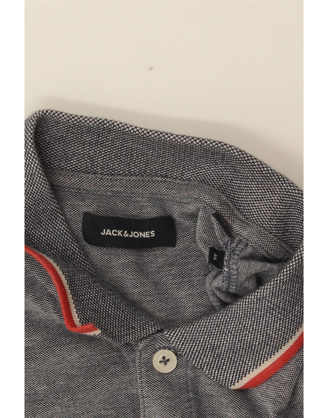 Jack & Jones Mens Polo Shirt XL Grey