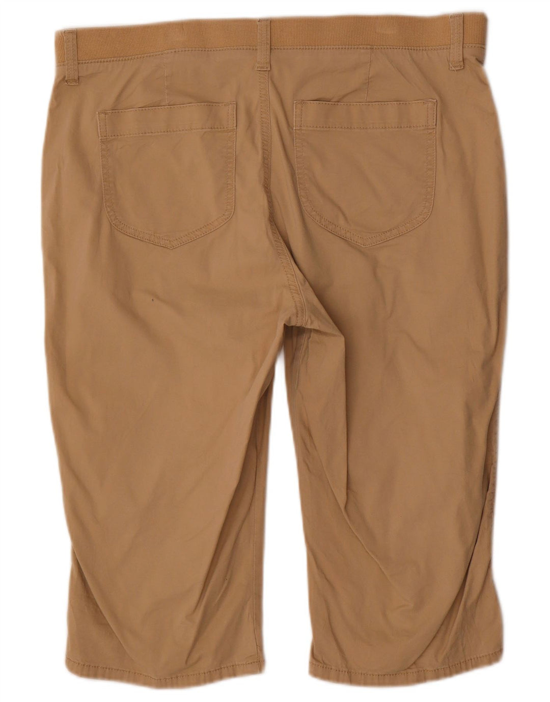 Lee Womens Mid Rise Relaxed Fit Bermuda Shorts W36 XL Beige