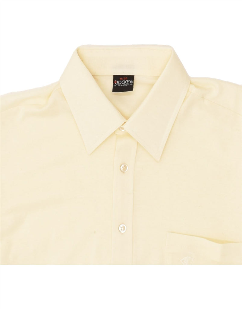 JOCKEY Mens Shirt Medium Beige Cotton | Vintage Jockey | Thrift | Second-Hand Jockey | Used Clothing | Messina Hembry 