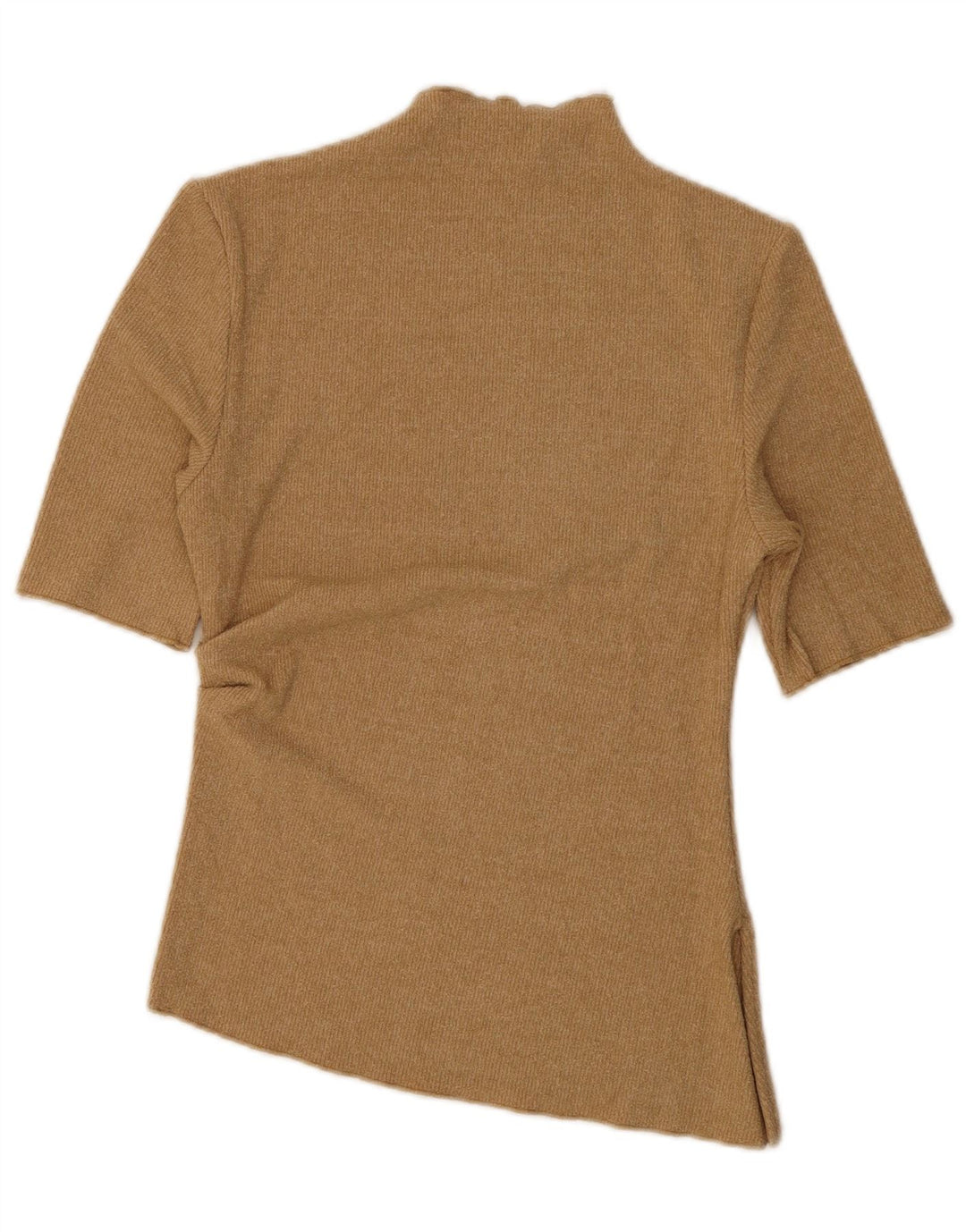 Marks & Spencer Womens Blouse Top UK 12 Medium Brown Acrylic