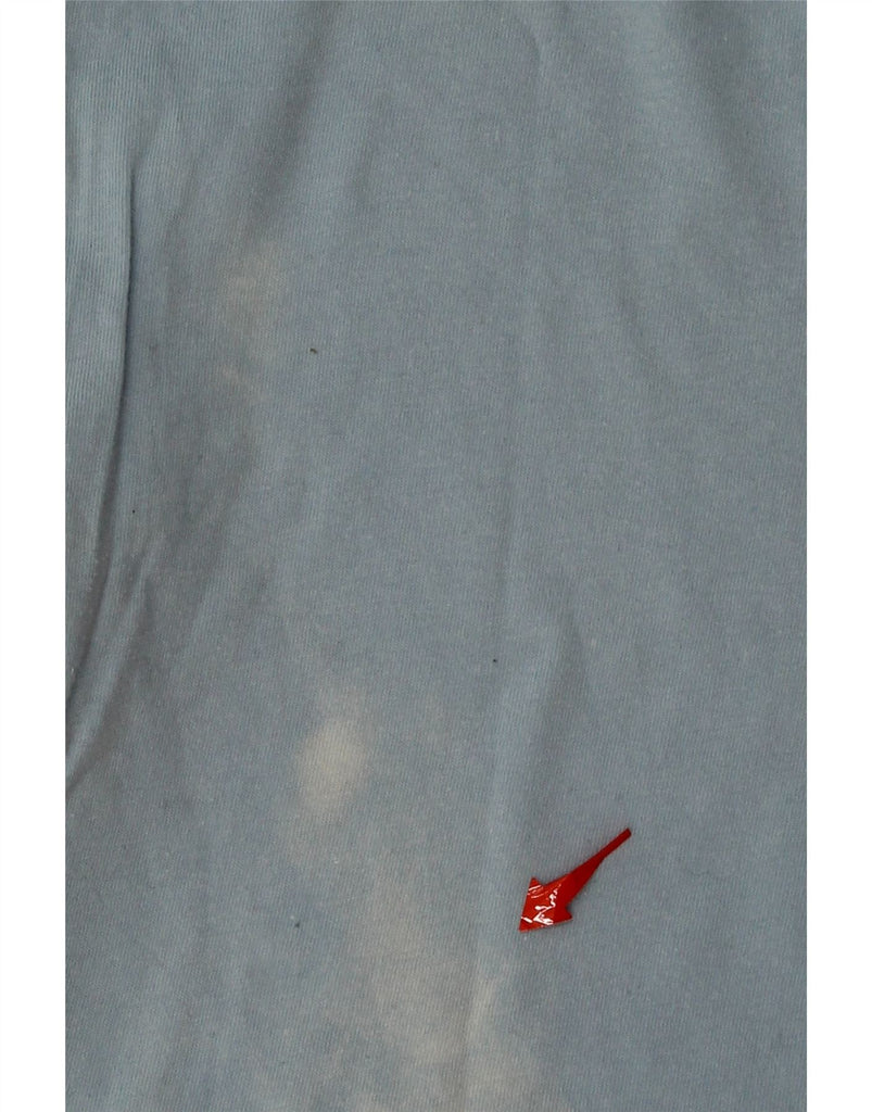 LEVI'S Womens Graphic T-Shirt Top UK 12 Medium Blue Cotton Vintage Levi's and Second-Hand Levi's from Messina Hembry 