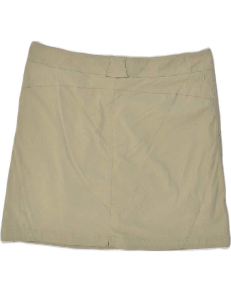 COLUMBIA Womens Mini Skirt US 16 2XL W38 Khaki Nylon | Vintage Columbia | Thrift | Second-Hand Columbia | Used Clothing | Messina Hembry 