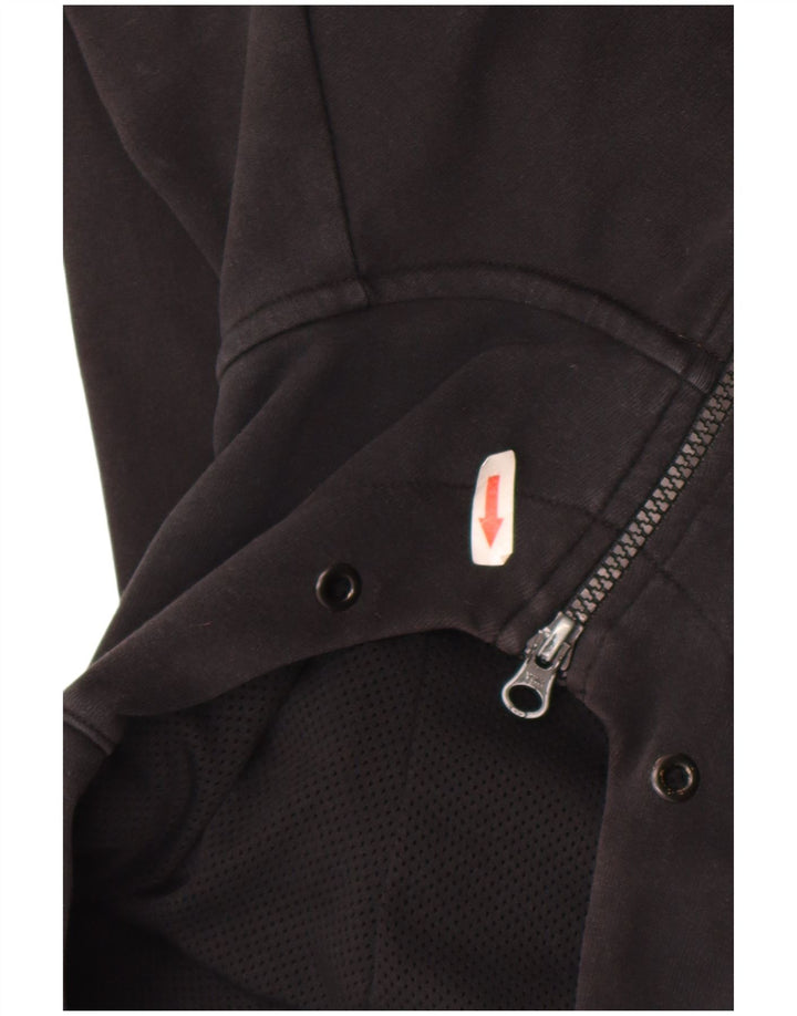 Nike Mens Graphic Zip Hoodie Sweater Medium Black