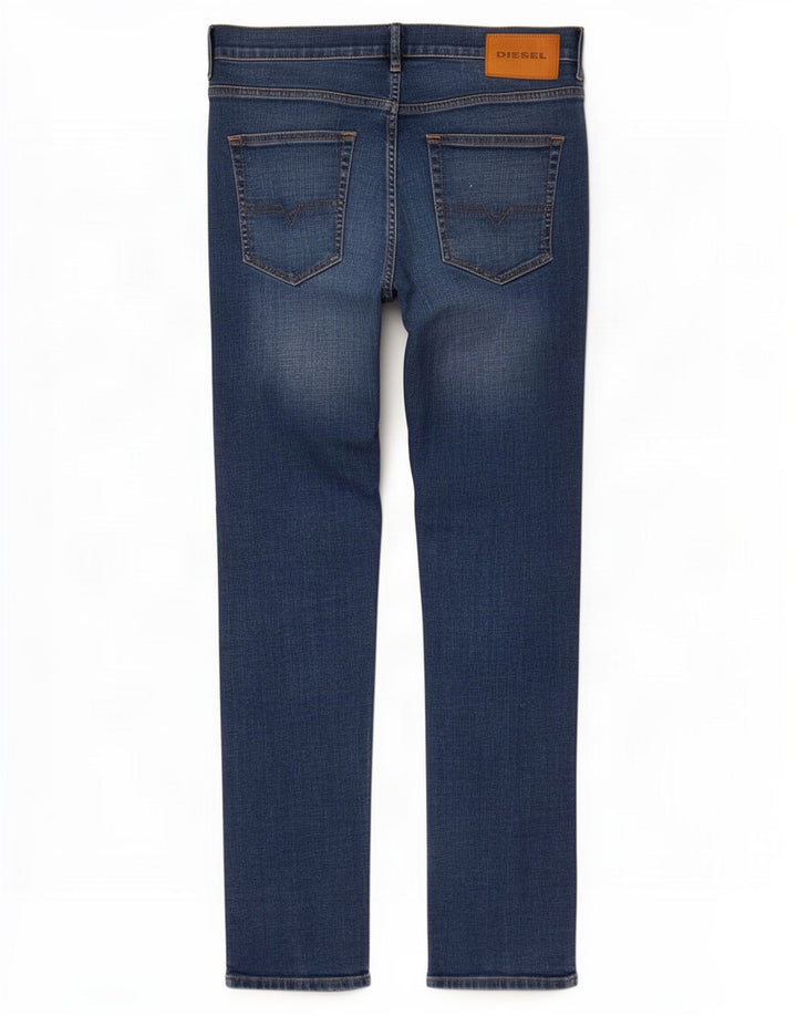 Diesel Mens Slim Jeans W34 L31 Blue Cotton