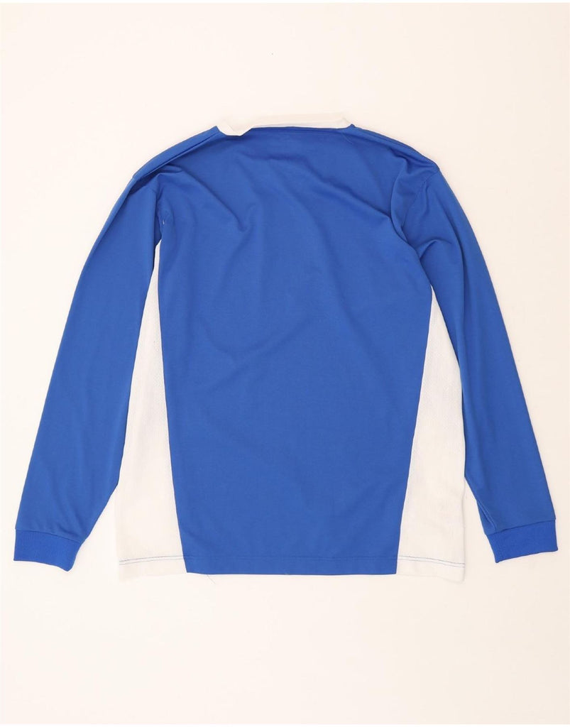 PUMA Mens Top Long Sleeve XL Blue Colourblock Polyester Vintage Puma and Second-Hand Puma from Messina Hembry 