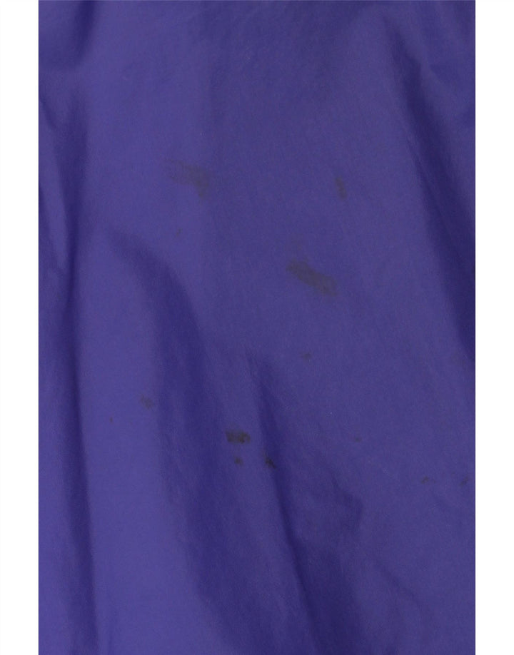 K-WAY Mens Windbreaker Jacket UK 38 Medium Purple Colourblock Polyamide
