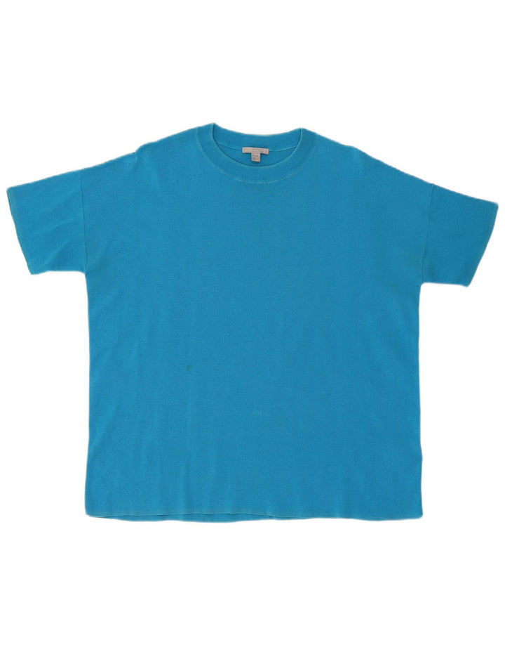 Cos Mens Loose Fit T-Shirt Top Small Blue Cotton