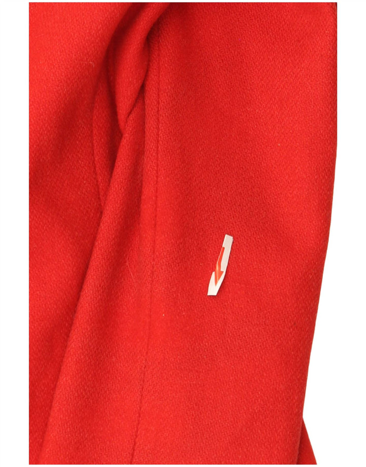 Vintage Womens 3 Button Blazer Jacket UK 10 Small Red