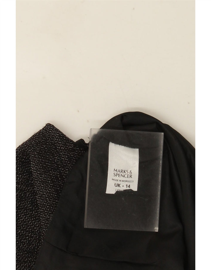 Marks & Spencer Womens Midi Straight Skirt UK 14 Large W32  Grey