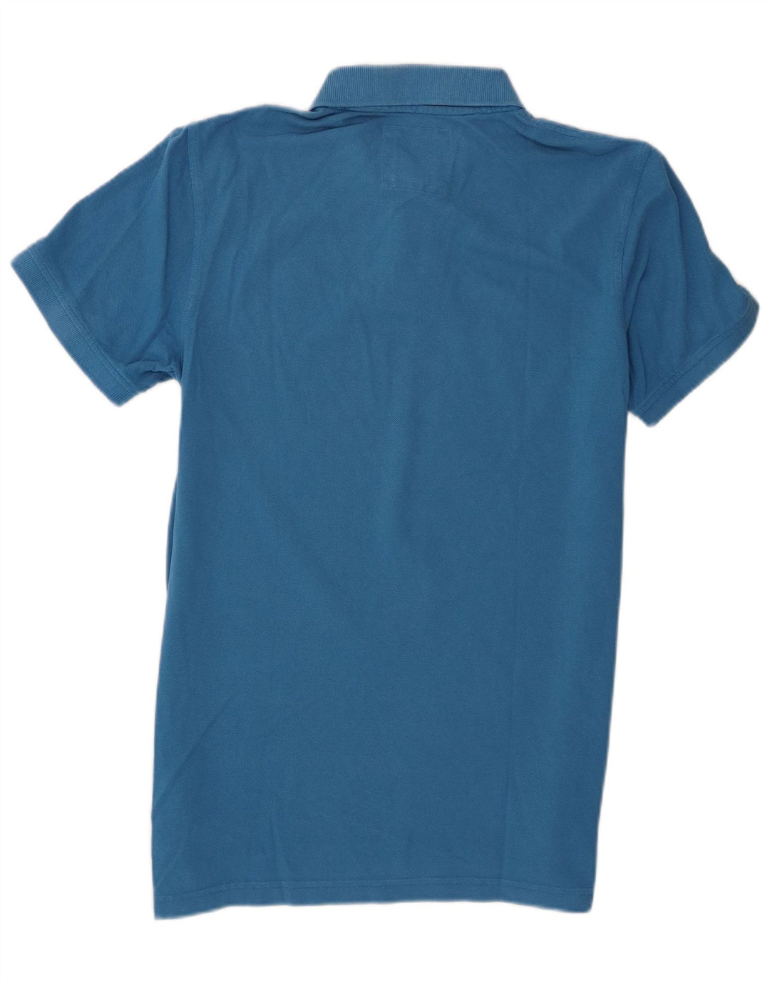 Crew Clothing Mens Polo Shirt Medium Blue Cotton
