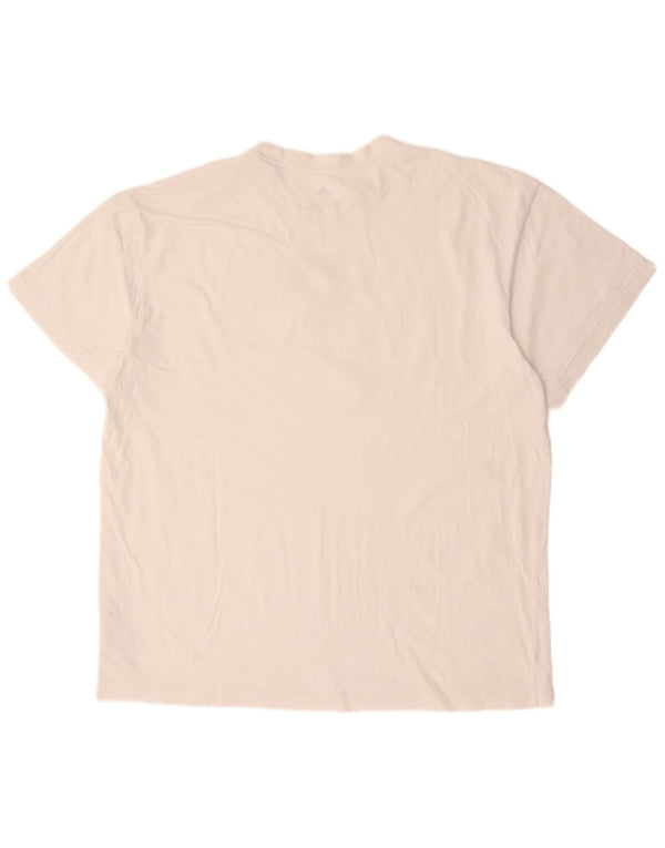 Adidas Mens T-Shirt Top Large White Cotton
